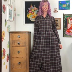 flannel muumuu